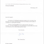 Kate Middleton letter yoga of pregnancy