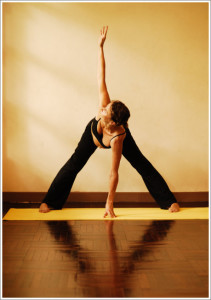 yoga in pregnancy Prasarita Padottanasana