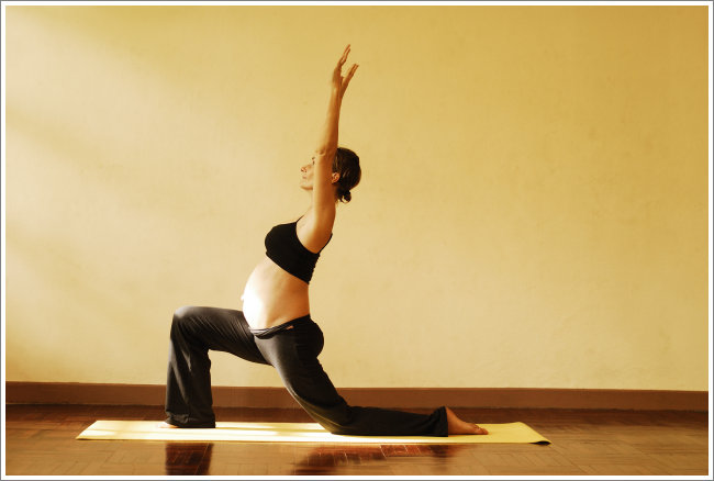 Posture of the month - anjaneysana (Crescent moon)
