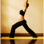 Courage and Determination: Yoga pose Warrior 1